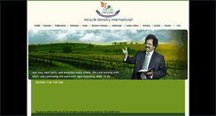Desktop Screenshot of miracleministry.org